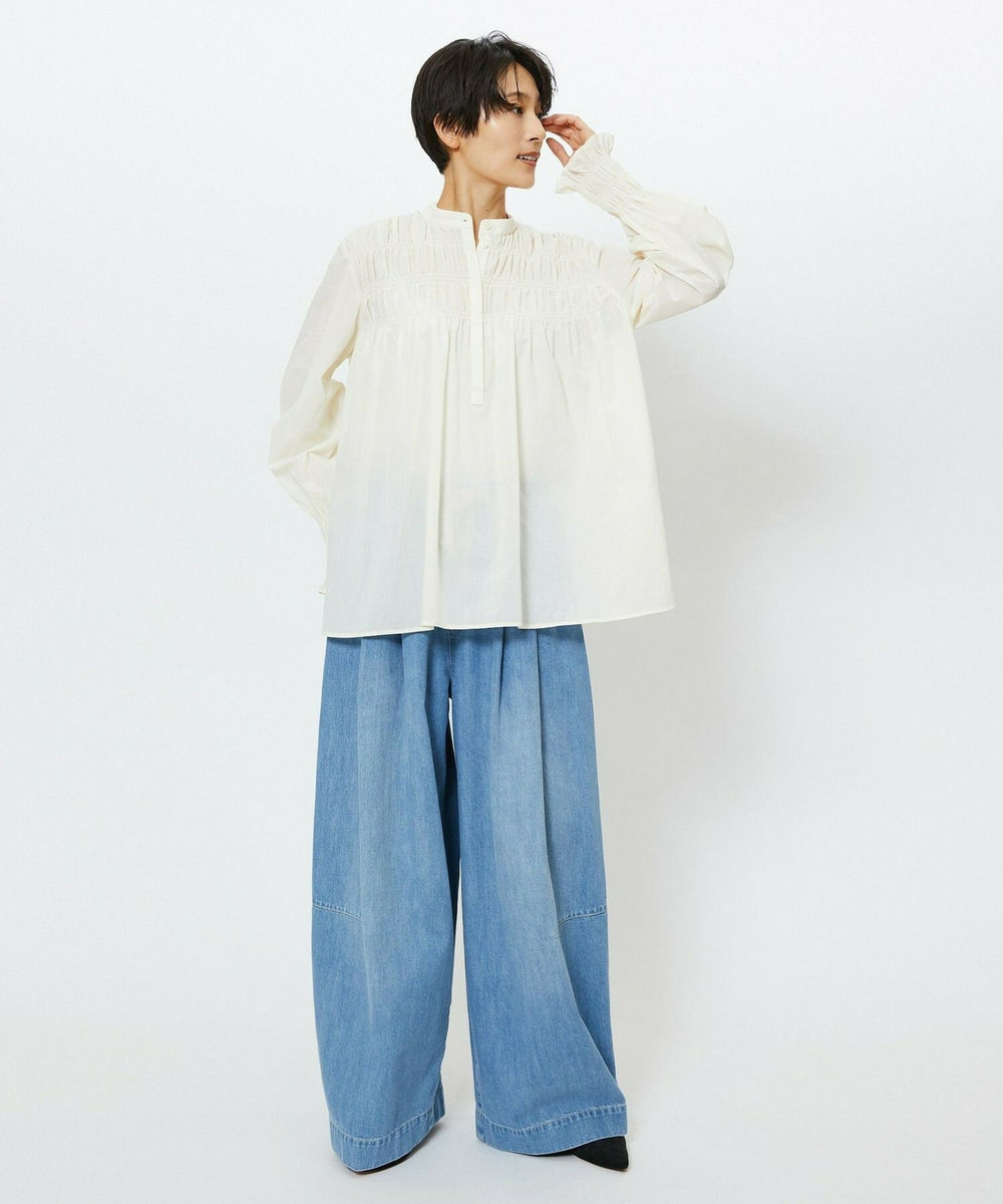 feerique feerique TRENOシャーリングブラウス オフホワイト