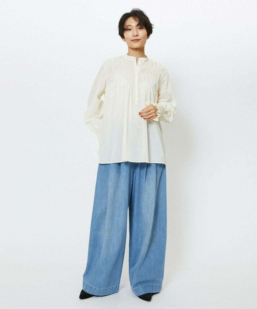 feerique feerique TRENOシャーリングブラウス オフホワイト