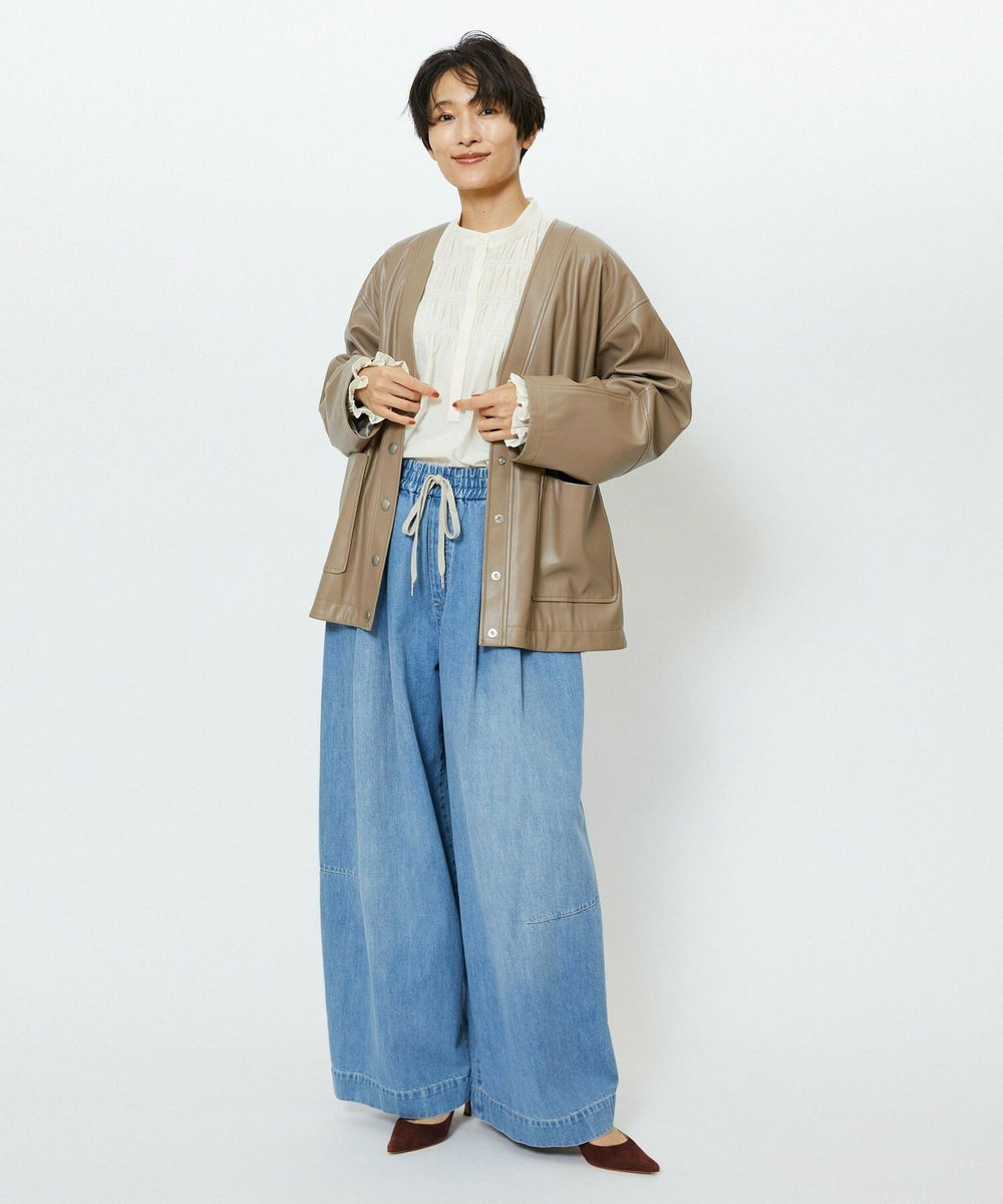 feerique feerique TRENOシャーリングブラウス オフホワイト