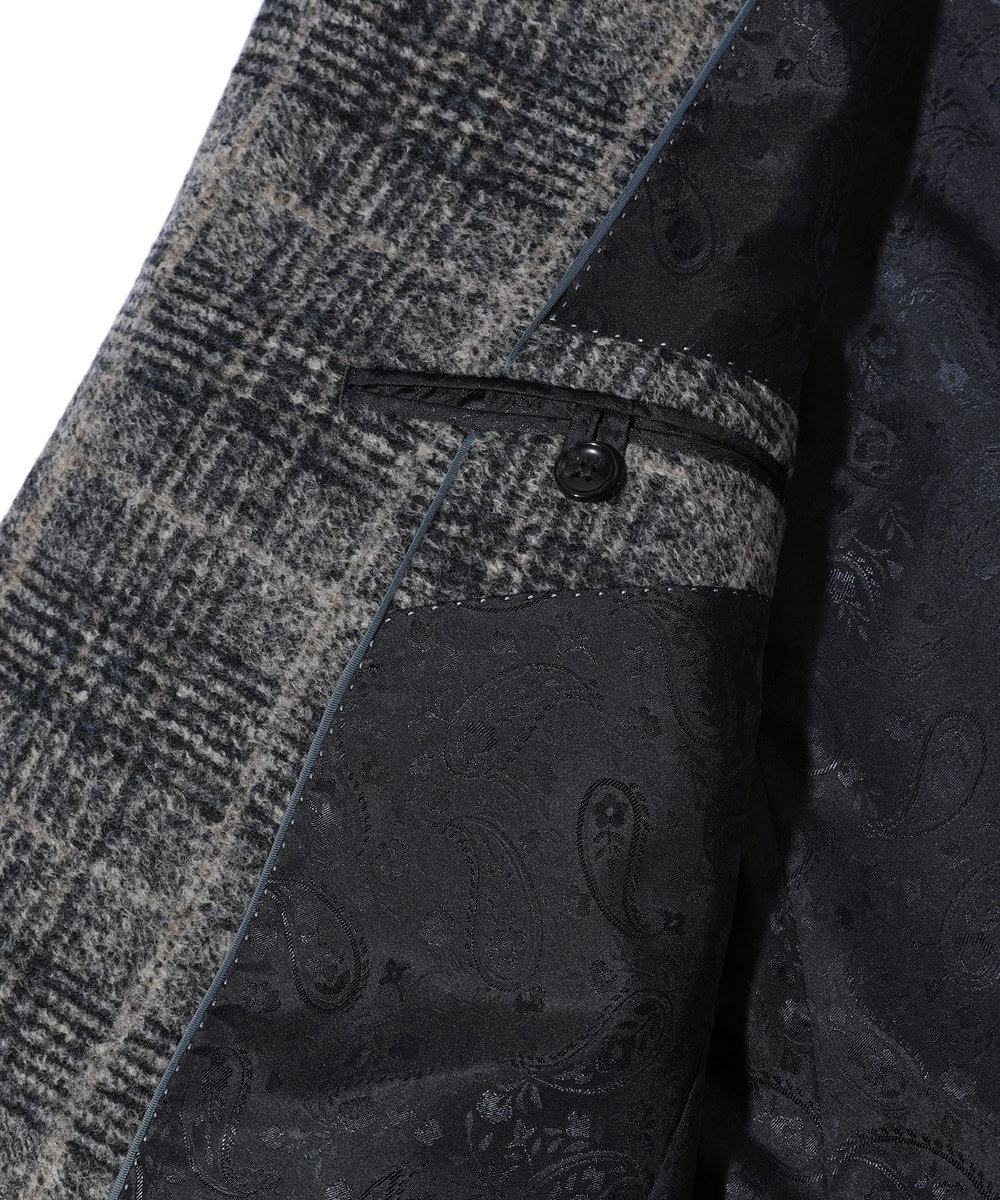 MEN'S BIGI 【LANIFICIO ROMA】ジャージテーラードジャケット ブルー系その他