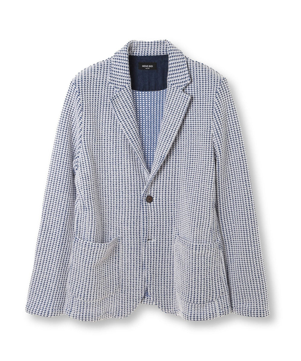 MEN'S BIGI オニワッフルジャケット ホワイト系その他