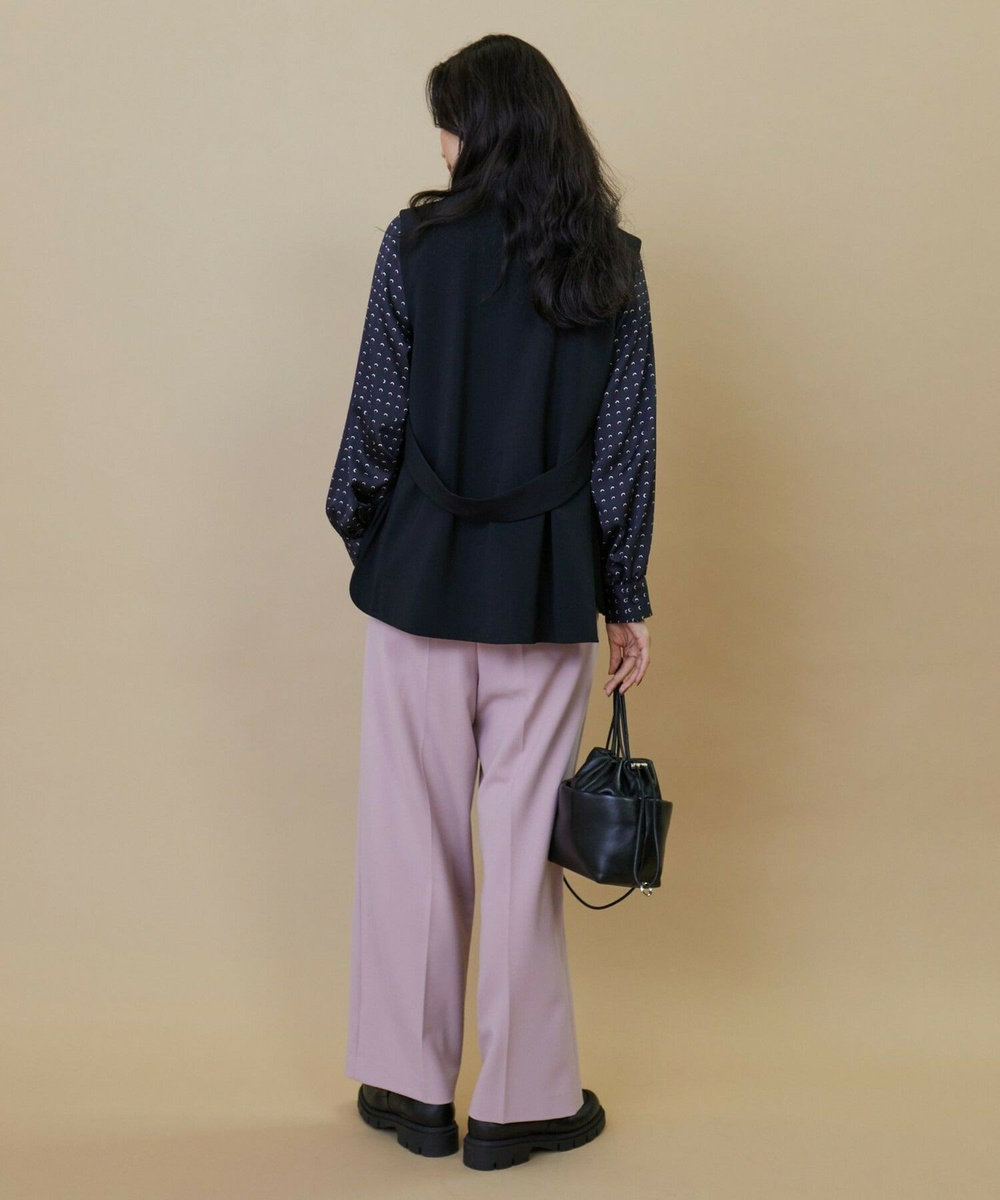 L'EQUIPE 2WAYギャザワイドパンツ ピンク