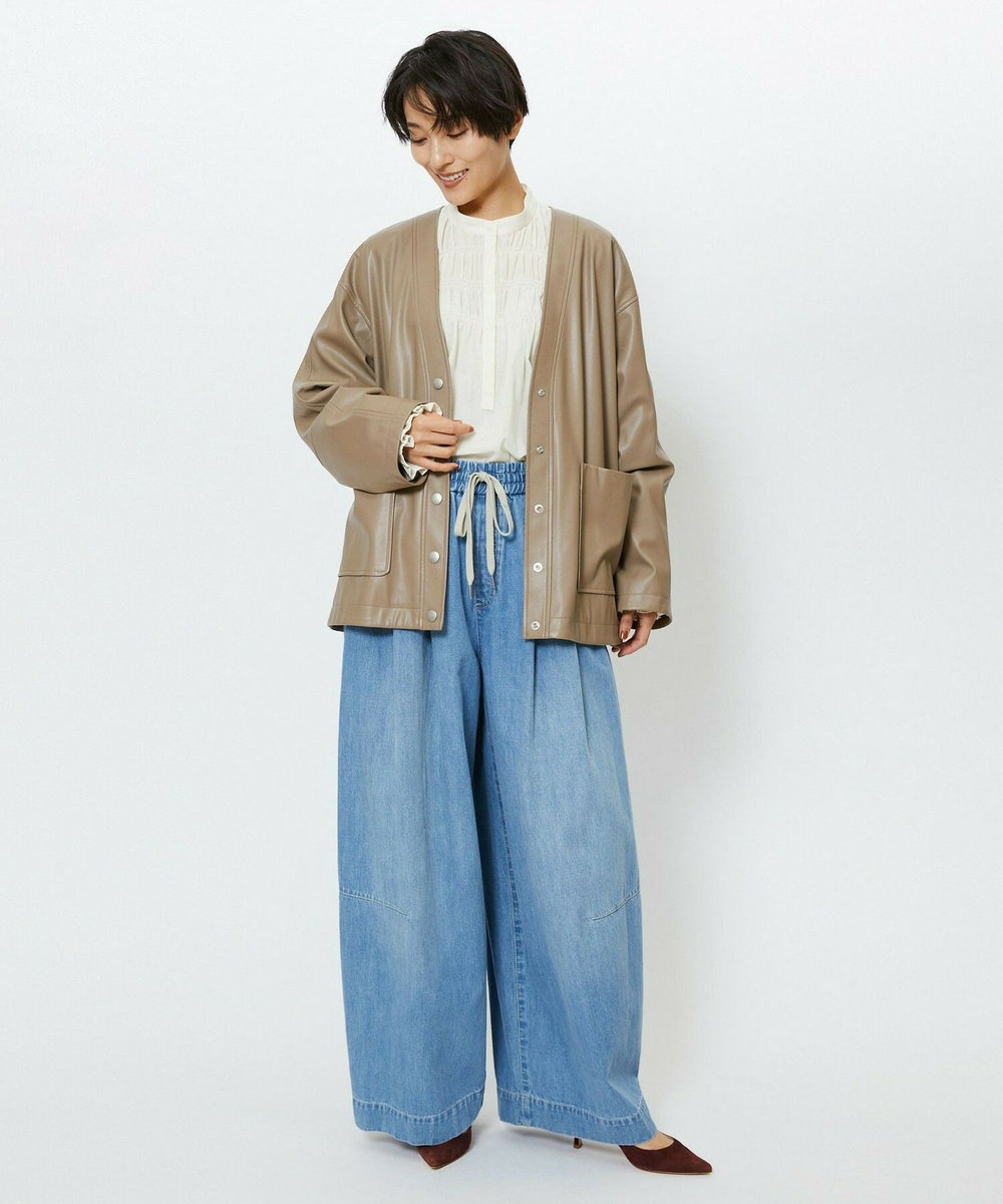 feerique feerique TRENOシャーリングブラウス オフホワイト