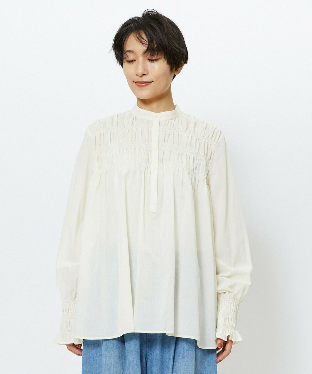 feerique feerique TRENOシャーリングブラウス オフホワイト
