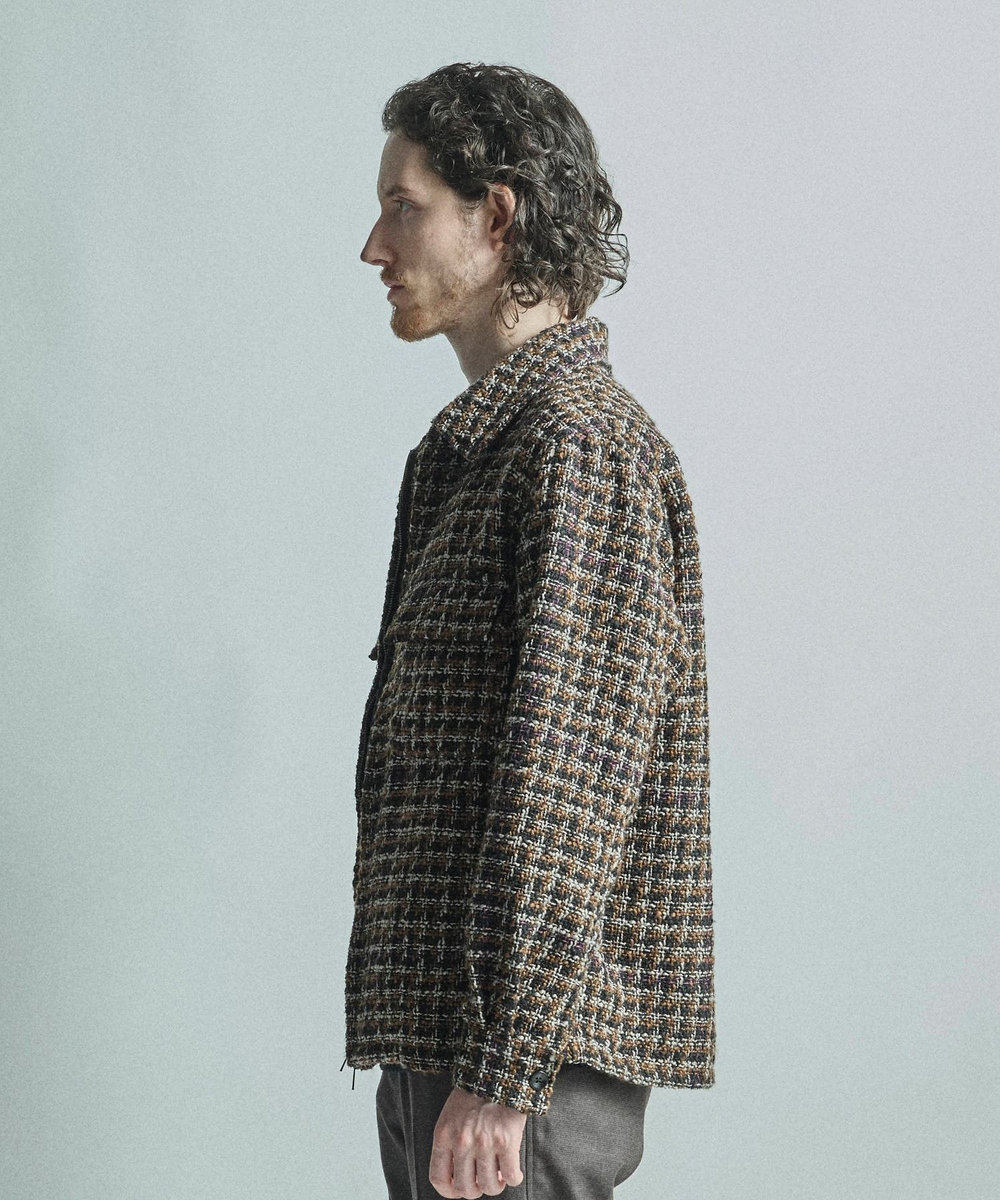 MEN'S BIGI モダンCPOシャツジャケット ブラウン系その他