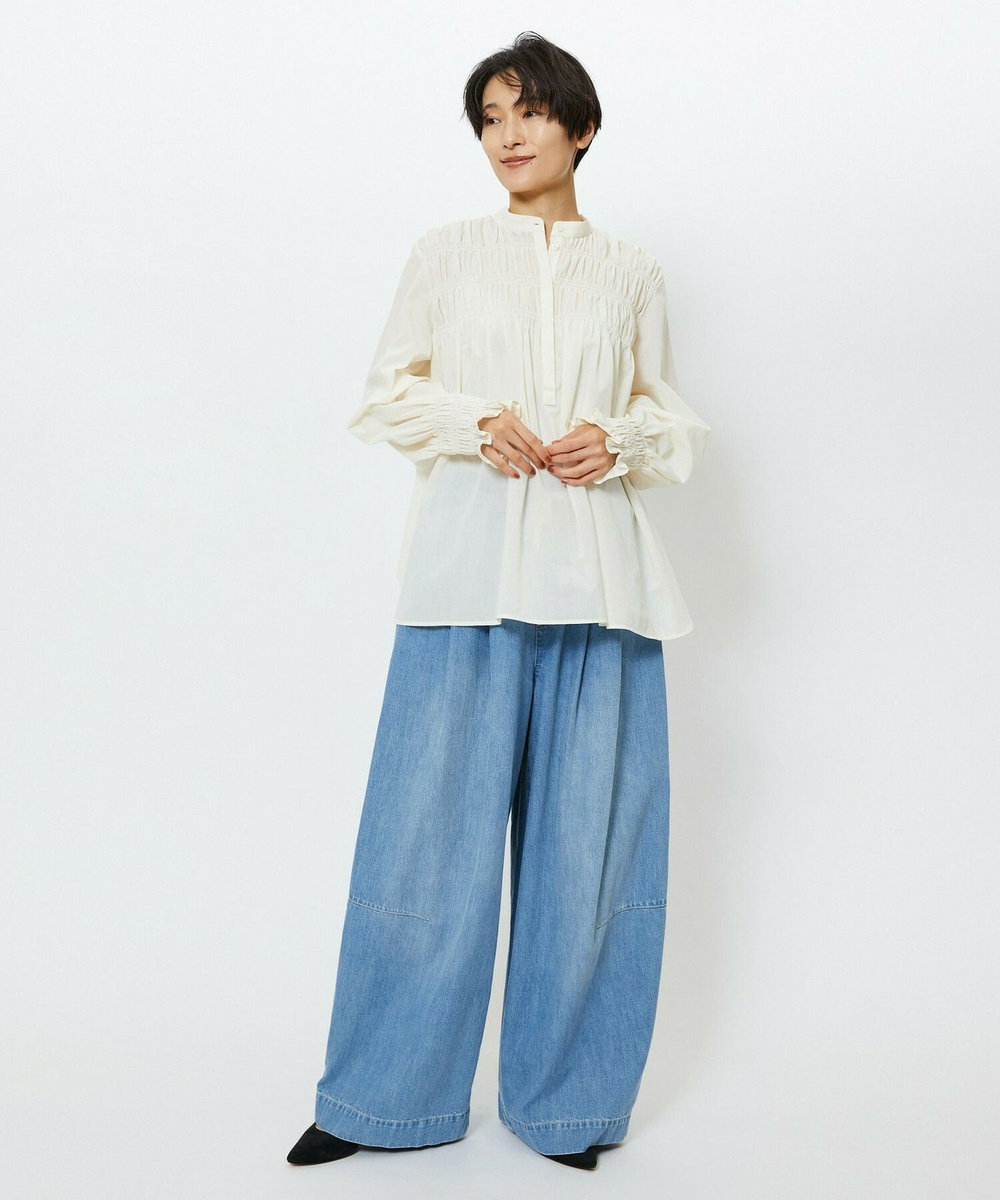 feerique feerique TRENOシャーリングブラウス オフホワイト