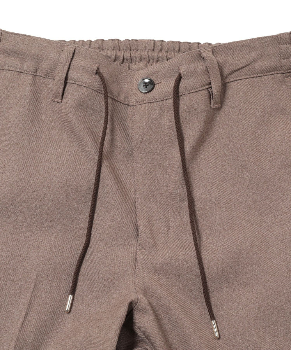 MEN'S BIGI 【スタプレタイプ/EASY CARE】ツイルストレッチイージーパンツ ブラウン