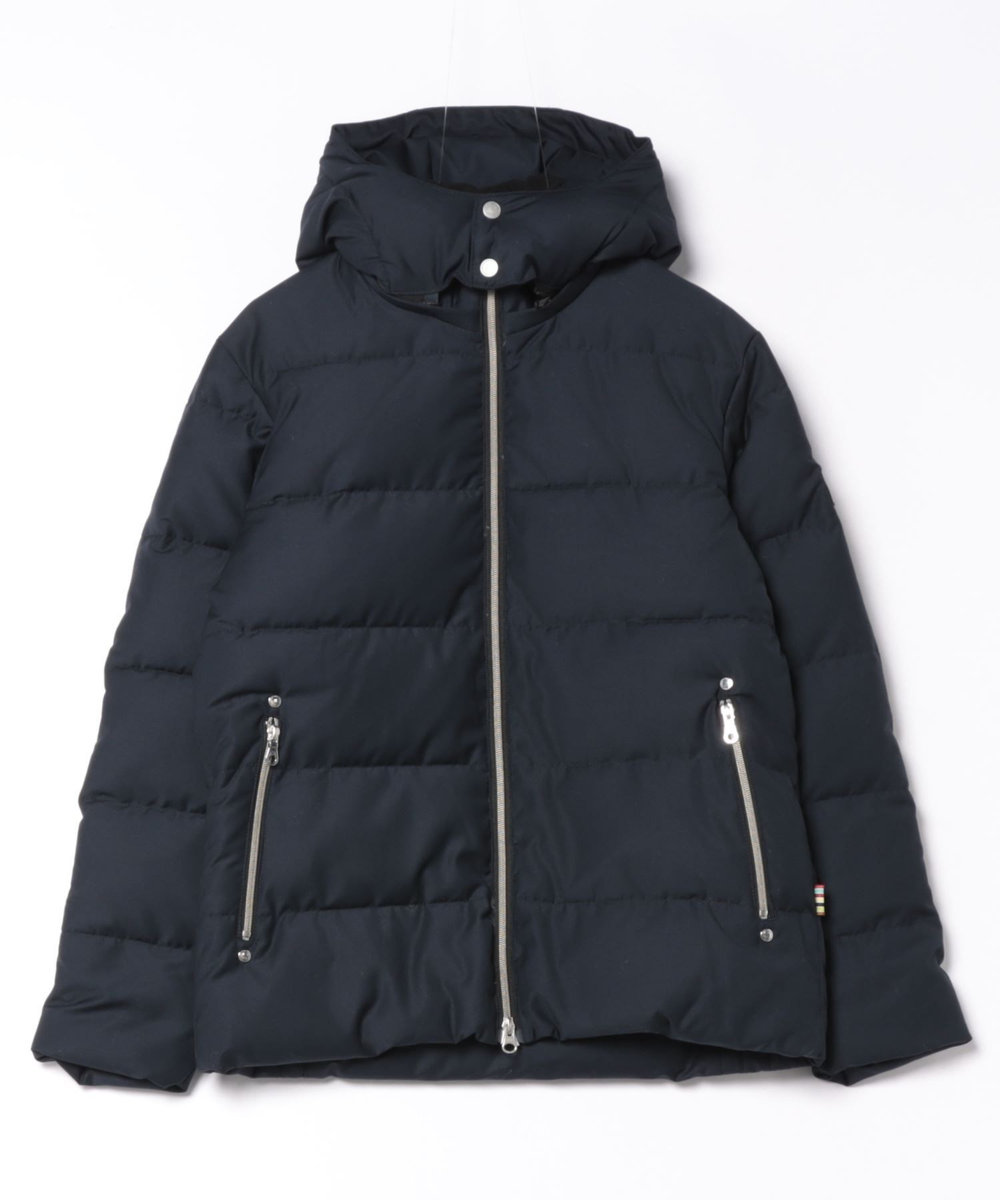 UNION STATION 【PRO-SPERITY/プロスペリティ×UNION STATION】　　T/Rツイルシレー加工中綿フーデッドブルゾン ネイビー