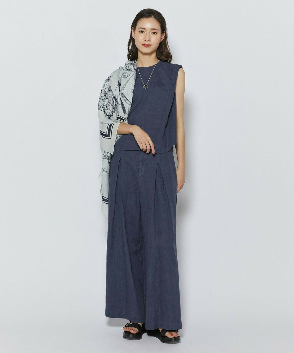 L'EQUIPE ［eclat 2026年5月号掲載商品］manipuri カラー別注ストール ホワイト