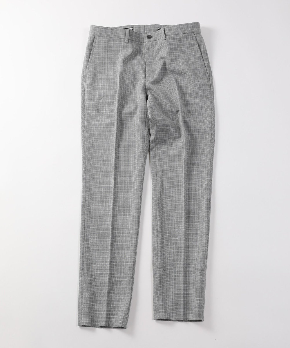 MEN'S BIGI 【ACTIVE TAILOR】ミックスヤーン/ホップサックスラックス ライトグレー
