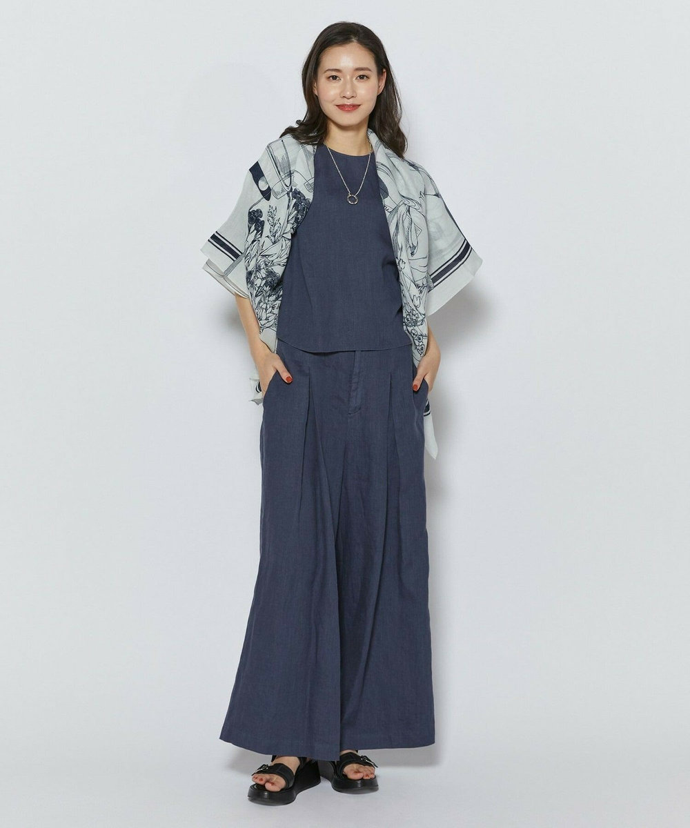 L'EQUIPE ［eclat 2026年5月号掲載商品］manipuri カラー別注ストール ホワイト
