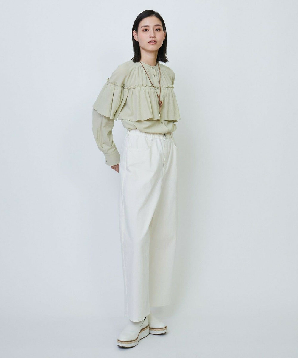 L'EQUIPE 7ozデニムストレッチパンツ キナリ
