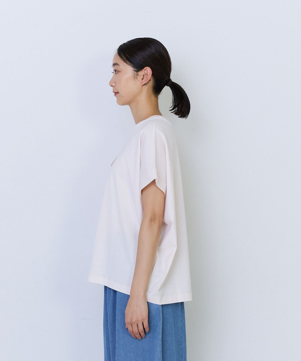 ADIEU TRISTESSE 【6月お気に入り登録ブランド内1位】杉本さなえさん コラボフレンチスリーブTシャツ ピンク