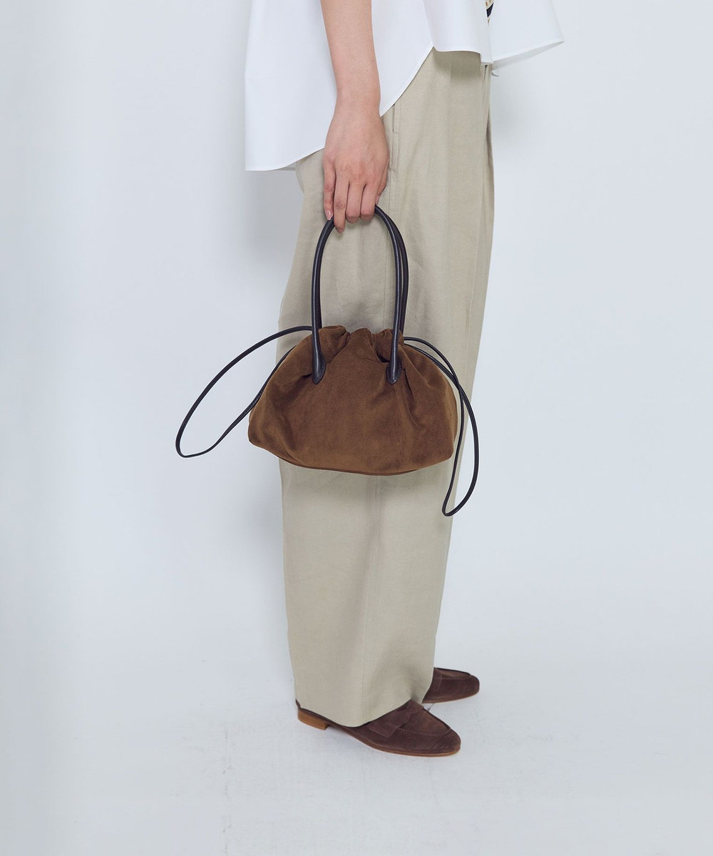 1er Arrondissement ＜MARY AL TERNA (メアリ オル ターナ)＞別注"WRING"ハンドバッグ ブラウン