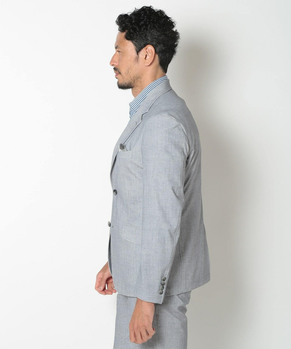 MEN'S BIGI 【ACTIVE TAILOR】COOL TOUCH 接触冷感ハイパーストレッチジャケット ライトグレー