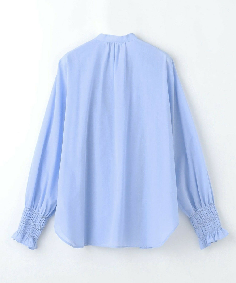 feerique feerique TRENOシャーリングブラウス サックスブルー