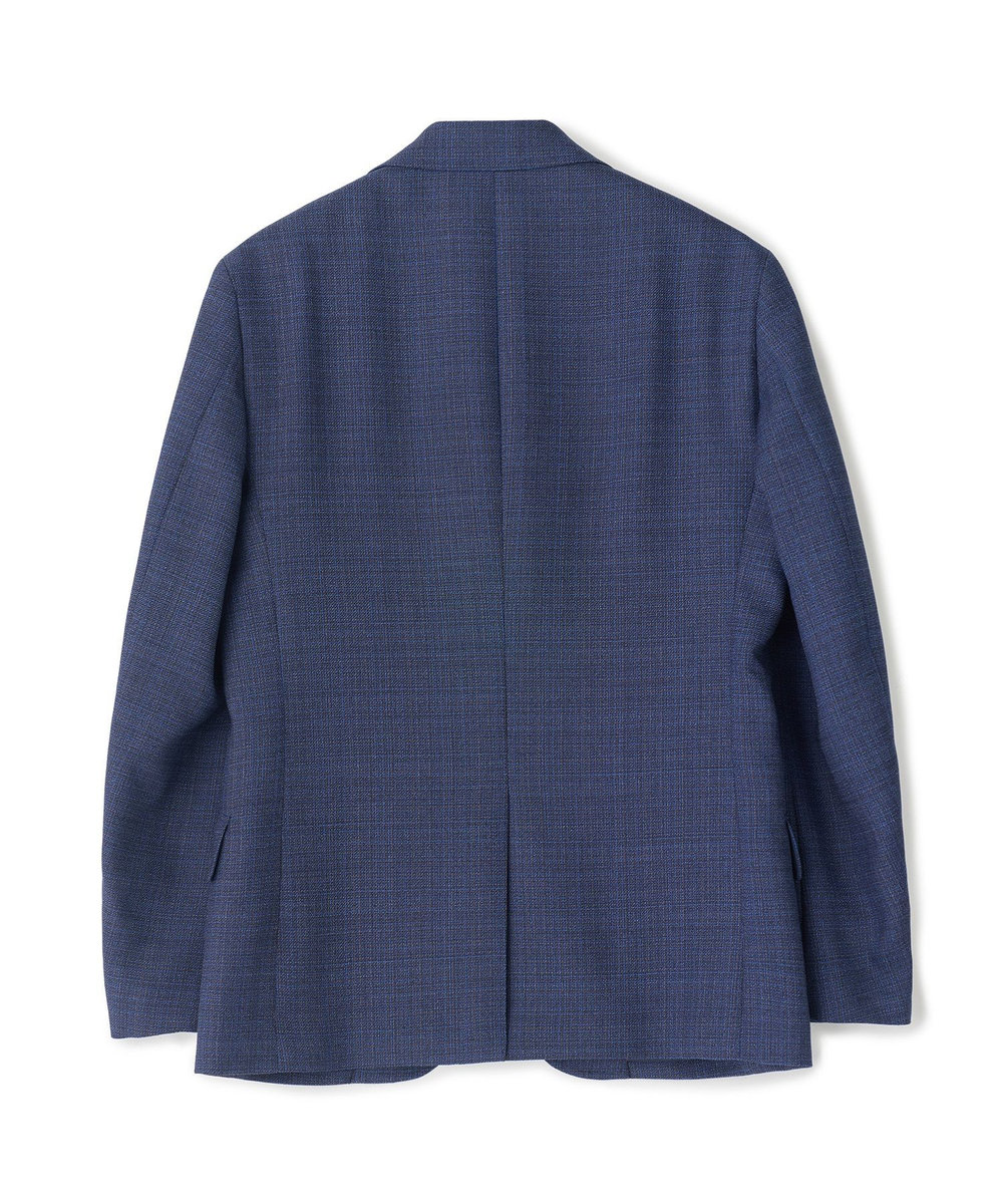 MEN'S BIGI ミックスヤーン/ホップサックテーラードジャケット ネイビー