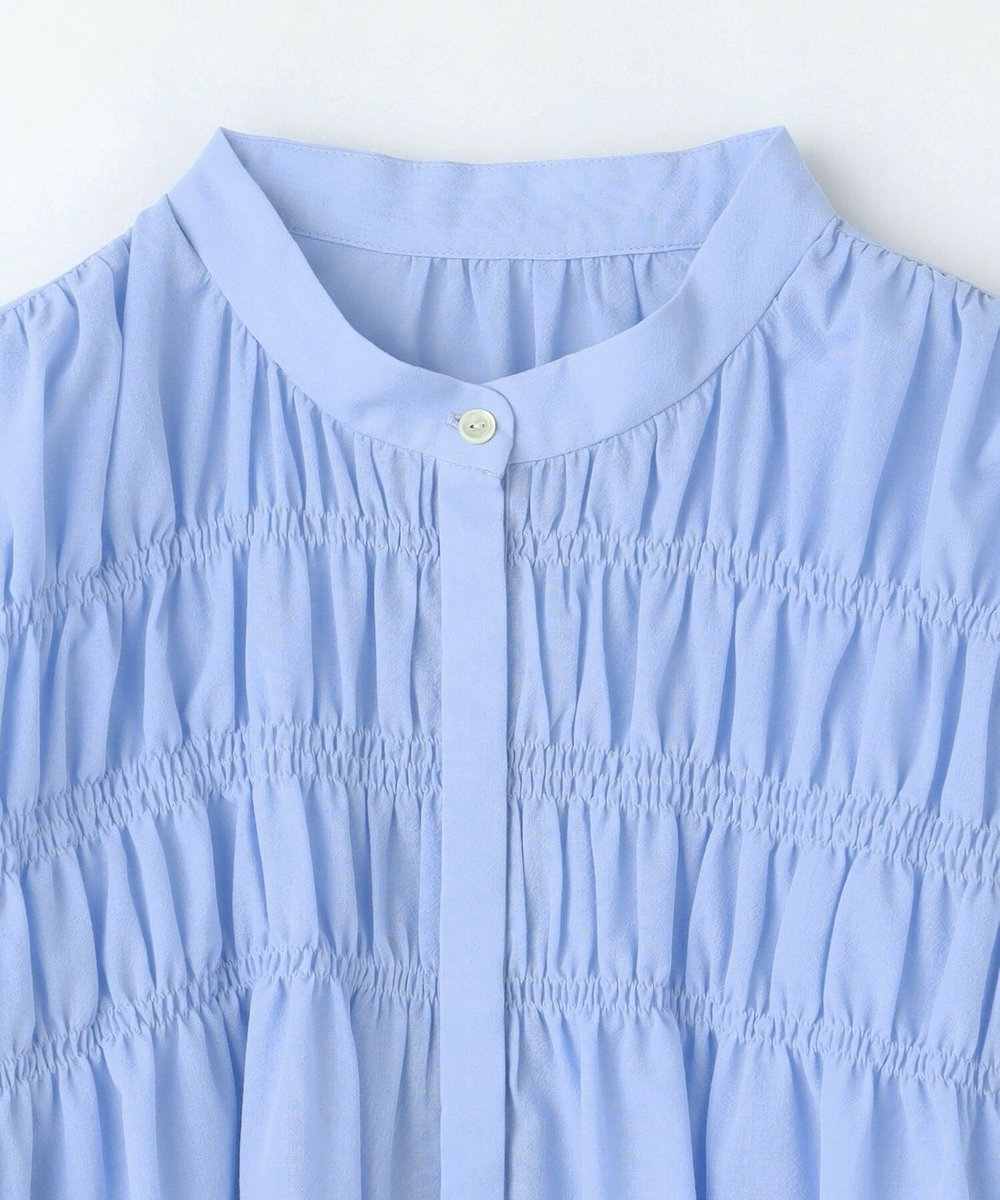 feerique feerique TRENOシャーリングブラウス サックスブルー