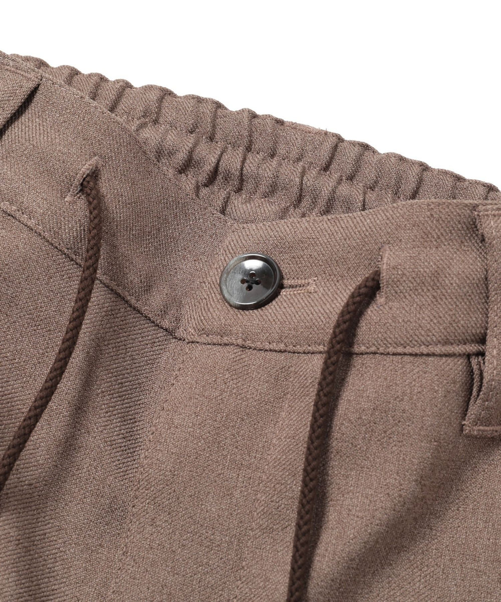 MEN'S BIGI 【スタプレタイプ/EASY CARE】ツイルストレッチイージーパンツ ブラウン