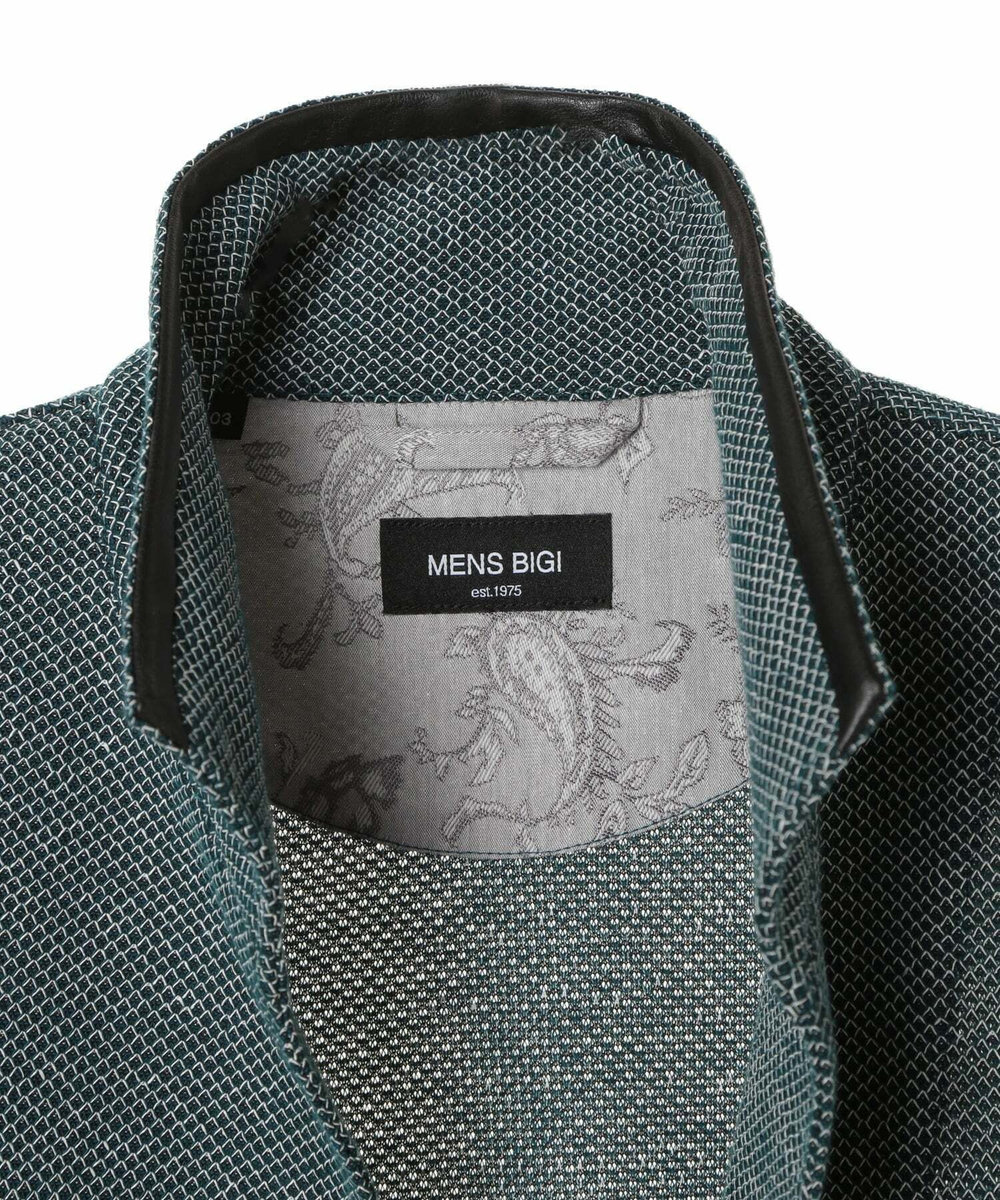 MEN'S BIGI ハニカムメッシュカットジャケット グリーン系その他