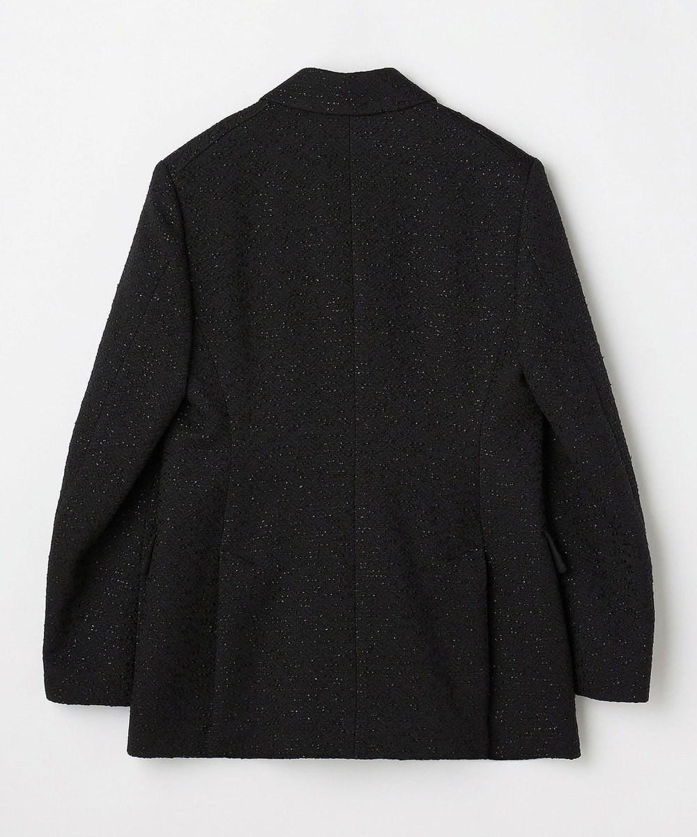 DÉPAREILLÉ TWEED DOUBLE JACKET / ツィードダブルジャケット ブラック