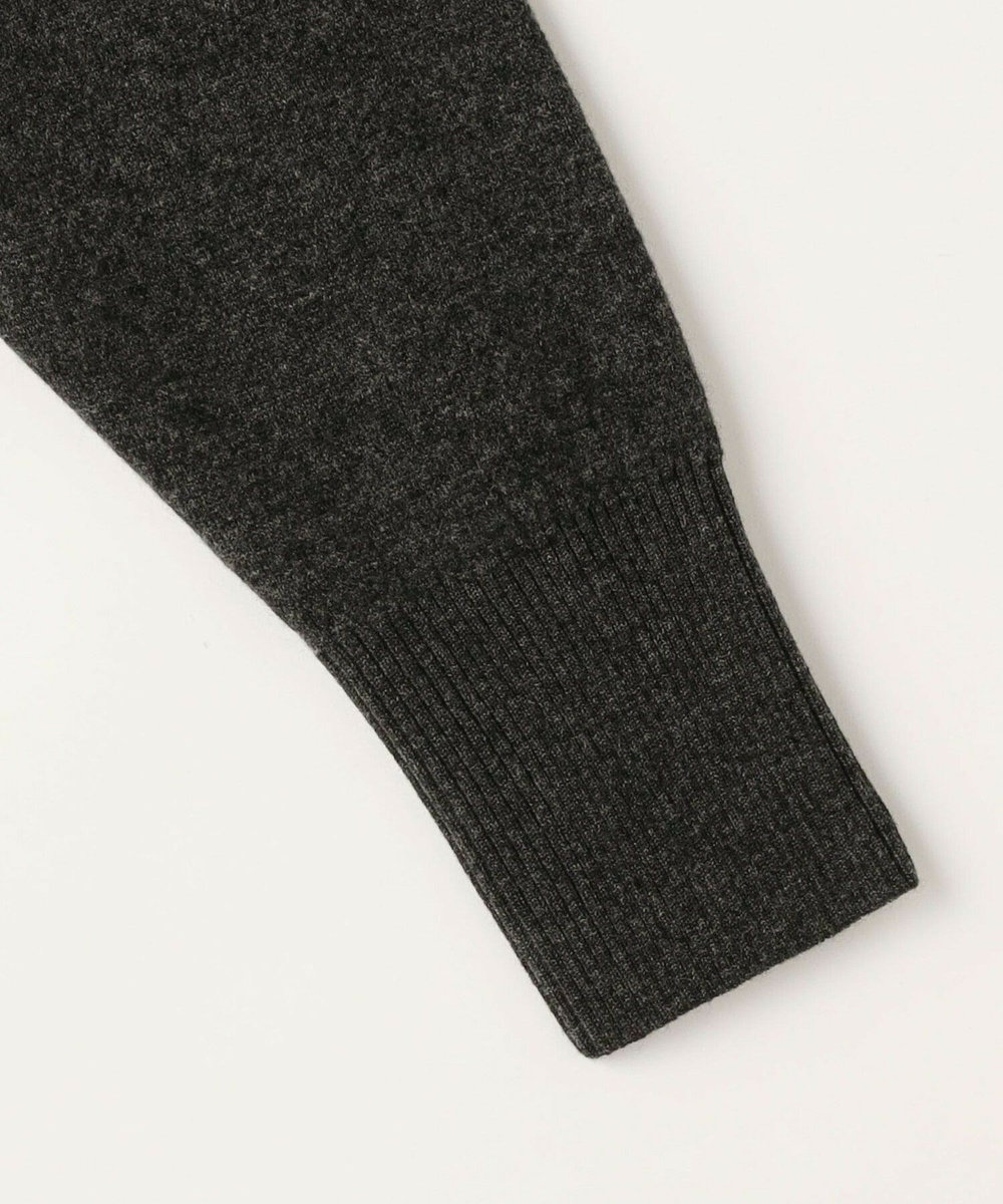 MOGA WOOLEN×AMOSSA Vネック配色カーディガン グレー系その他