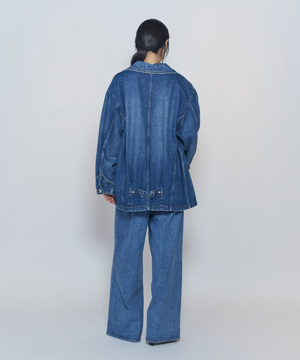 1er Arrondissement ＜NEEDBY heritage×1er Arrondissement＞【別注】カバーオール"Colette" インディゴブルー