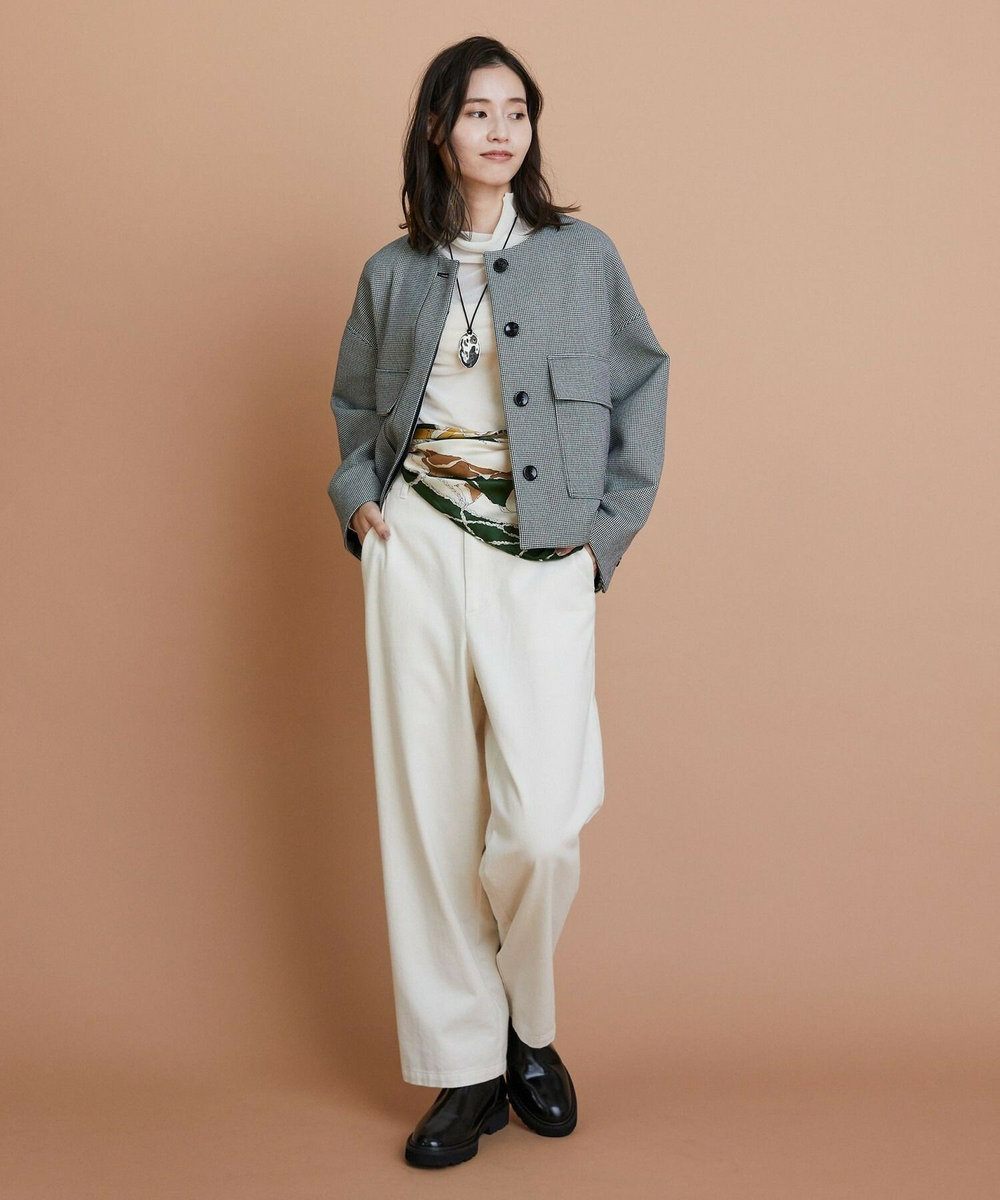 L'EQUIPE フロッキーチュールカットソー ホワイト