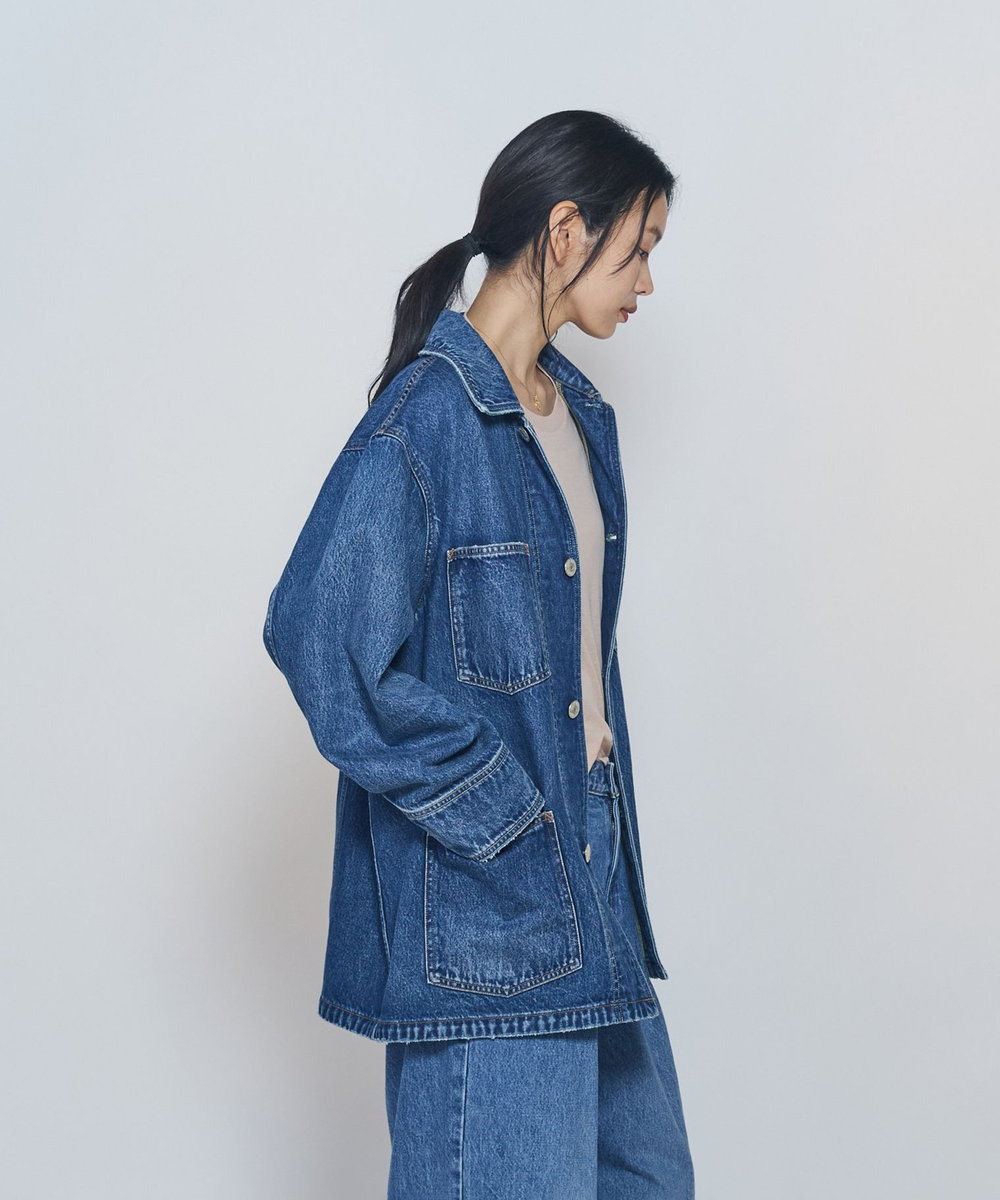 1er Arrondissement ＜NEEDBY heritage×1er Arrondissement＞【別注】カバーオール"Colette" インディゴブルー