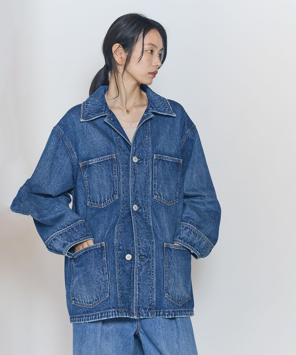 1er Arrondissement ＜NEEDBY heritage×1er Arrondissement＞【別注】カバーオール"Colette" インディゴブルー