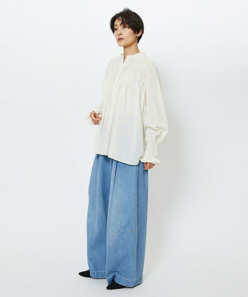 feerique feerique TRENOシャーリングブラウス オフホワイト