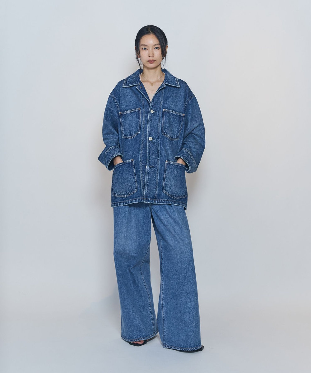 1er Arrondissement ＜NEEDBY heritage×1er Arrondissement＞【別注】カバーオール"Colette" インディゴブルー