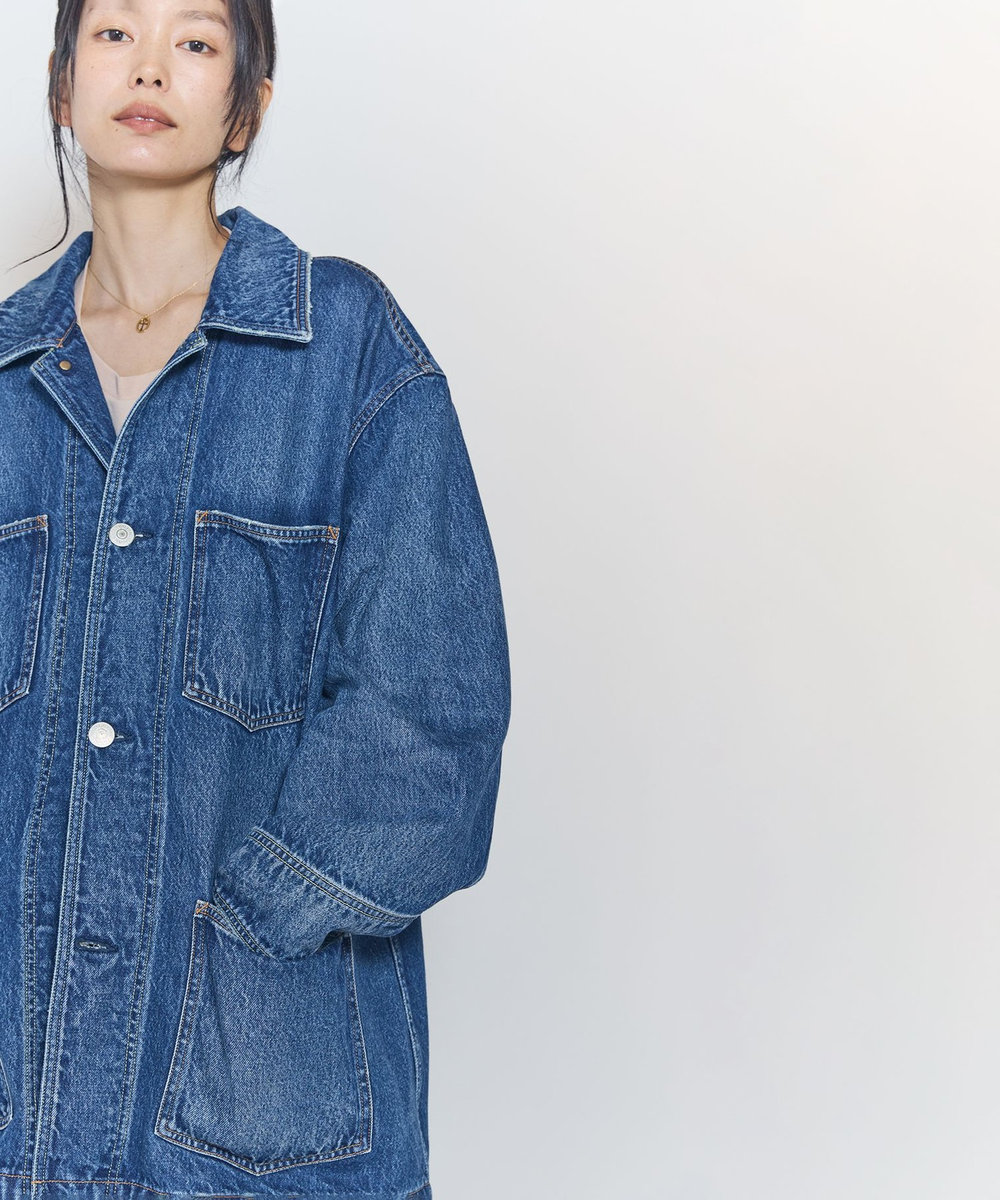 1er Arrondissement ＜NEEDBY heritage×1er Arrondissement＞【別注】カバーオール"Colette" インディゴブルー