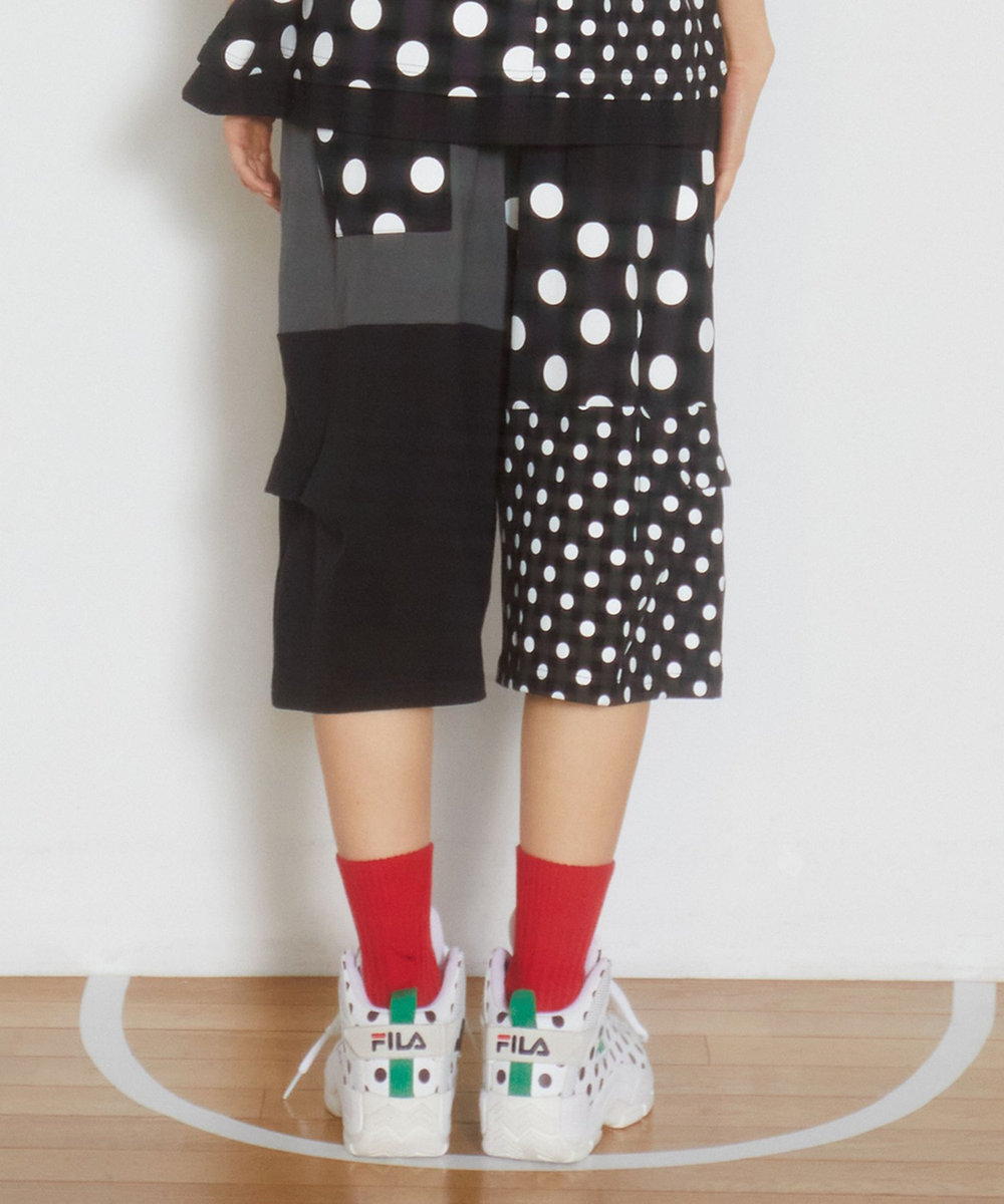 FRAPBOIS FILA×FRAPBOISカットソーセットアップ パンツ ブラック系その他
