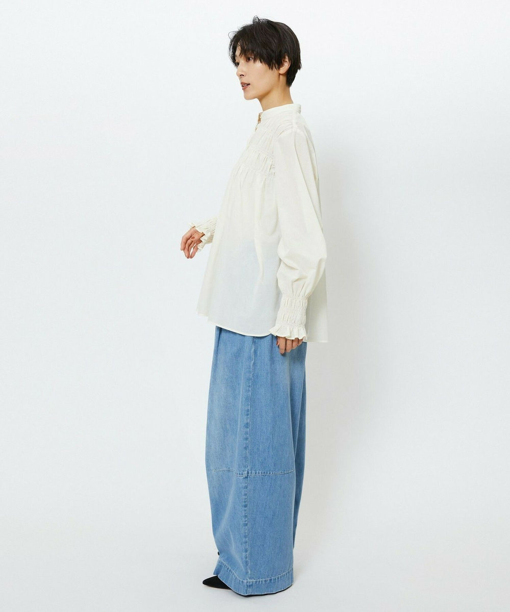 feerique feerique TRENOシャーリングブラウス オフホワイト