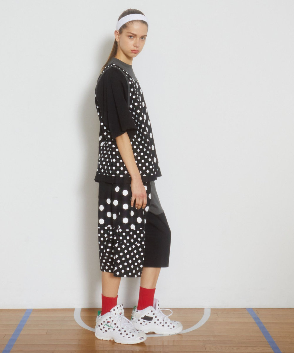 FRAPBOIS FILA×FRAPBOISカットソーセットアップ パンツ ブラック系その他