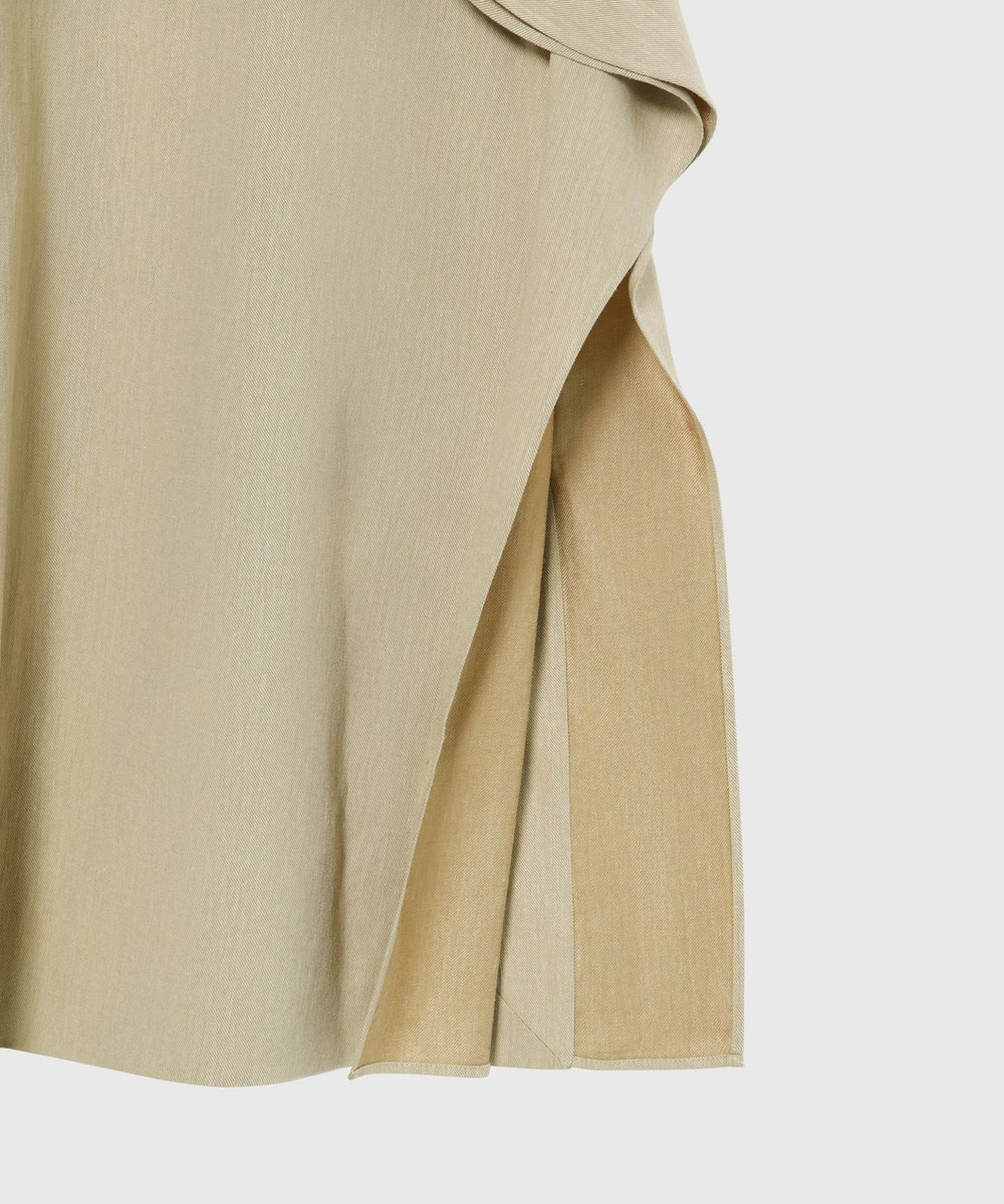 DÉPAREILLÉ VISCORSE LINEN GILET / ヴィスコースリネンジレ ベージュ