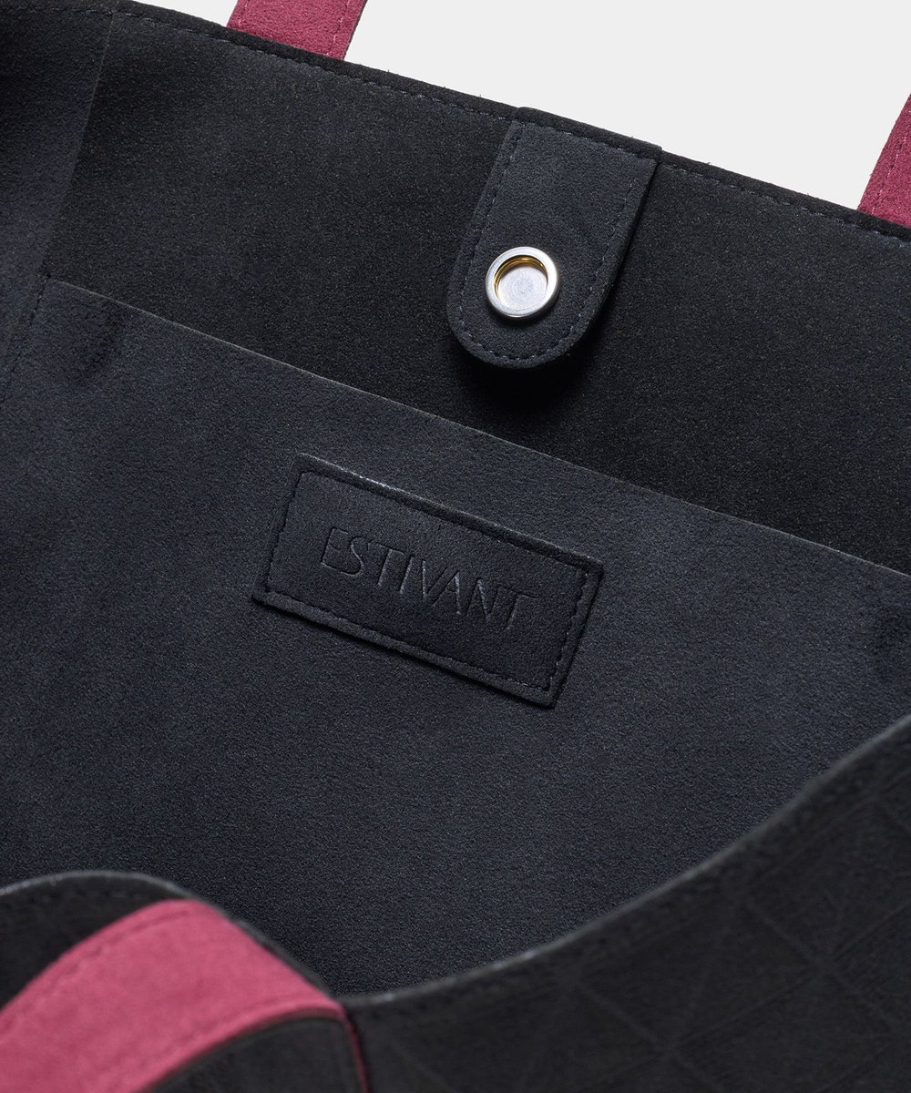 MEN'S BIGI 《別注》Estivant ウルトラスエードトートバッグ スモール ブラック