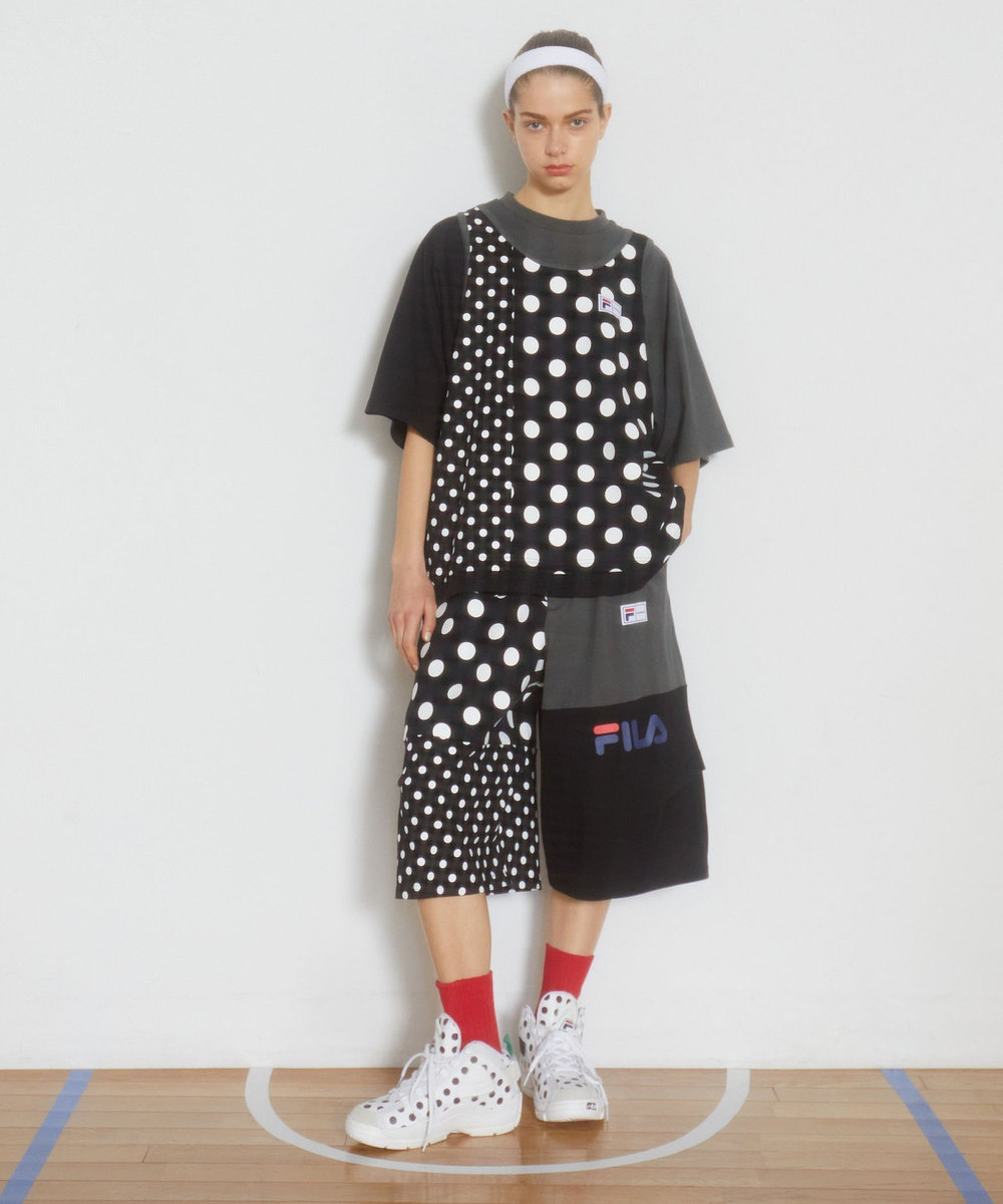 FRAPBOIS FILA×FRAPBOISカットソーセットアップ パンツ ブラック系その他