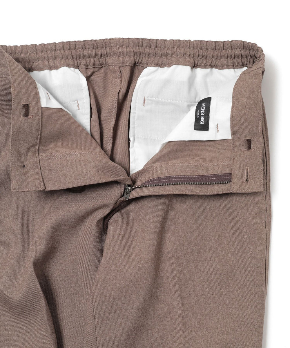 MEN'S BIGI 【スタプレタイプ/EASY CARE】ツイルストレッチイージーパンツ ブラウン