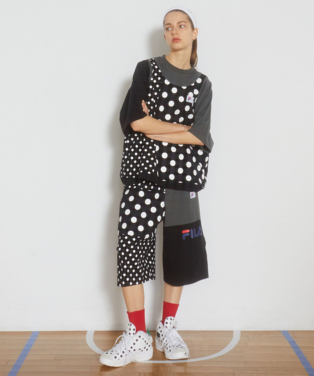 FRAPBOIS FILA×FRAPBOISカットソーセットアップ パンツ ブラック系その他