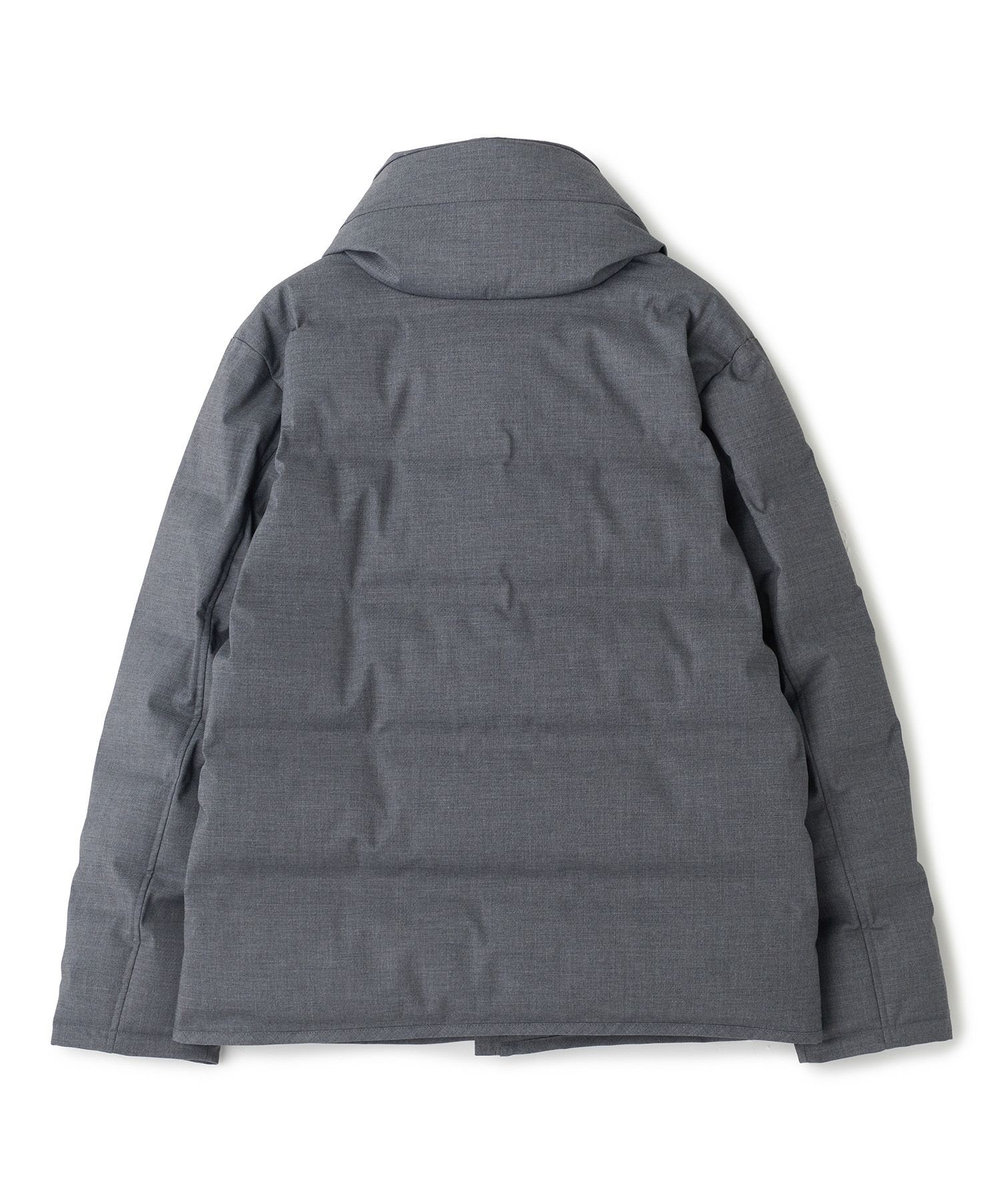 MEN'S BIGI シームレスダウンブルゾン チャコールグレー
