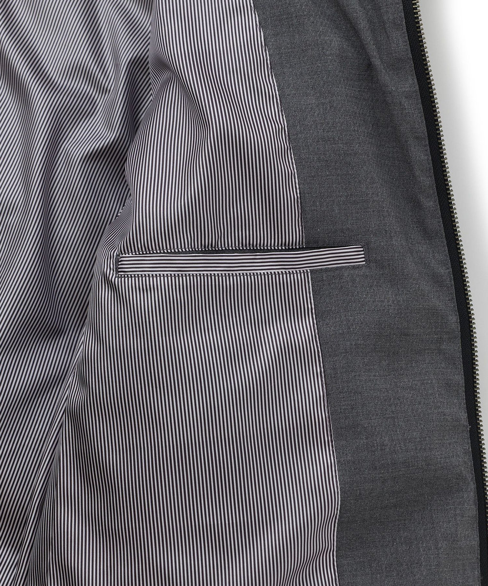 MEN'S BIGI シームレスダウンブルゾン チャコールグレー
