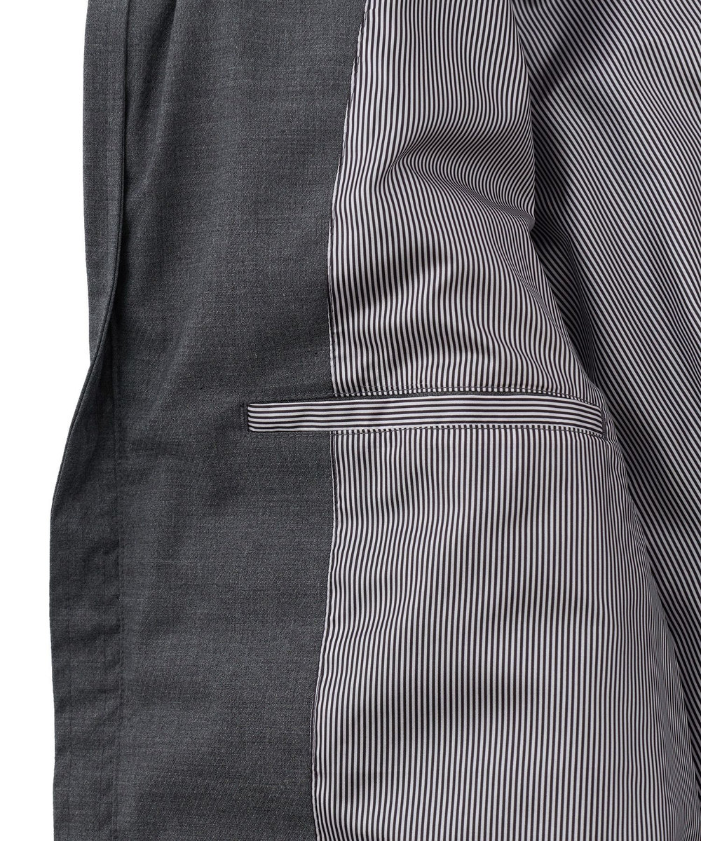 MEN'S BIGI シームレスダウンブルゾン チャコールグレー