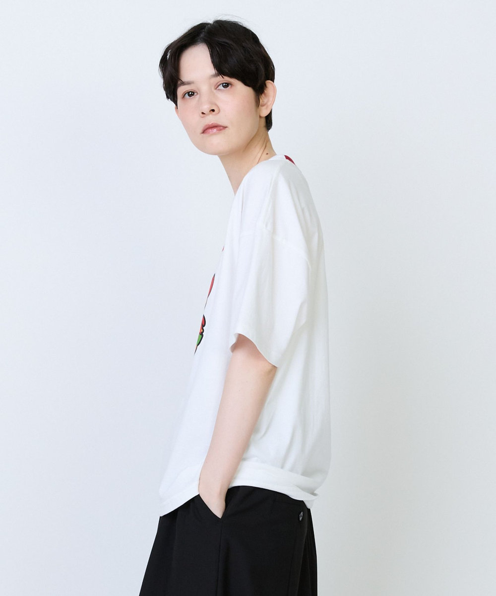 FRAPBOIS 《DOMDOMコラボ》バーガーTシャツ ホワイト