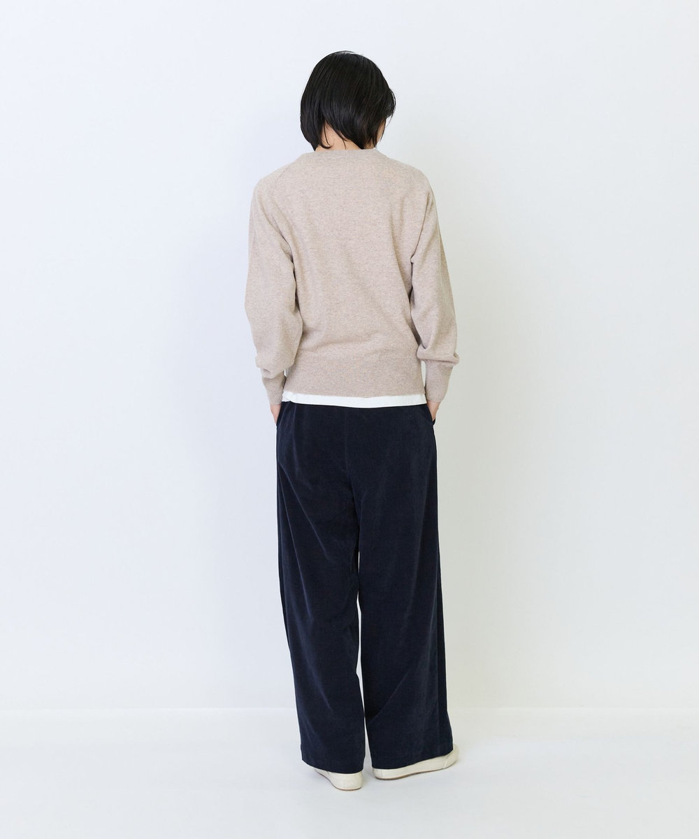 LOISIR 《塩川いづみさんコラボ》ウールインターシャプルオーバー ベージュ