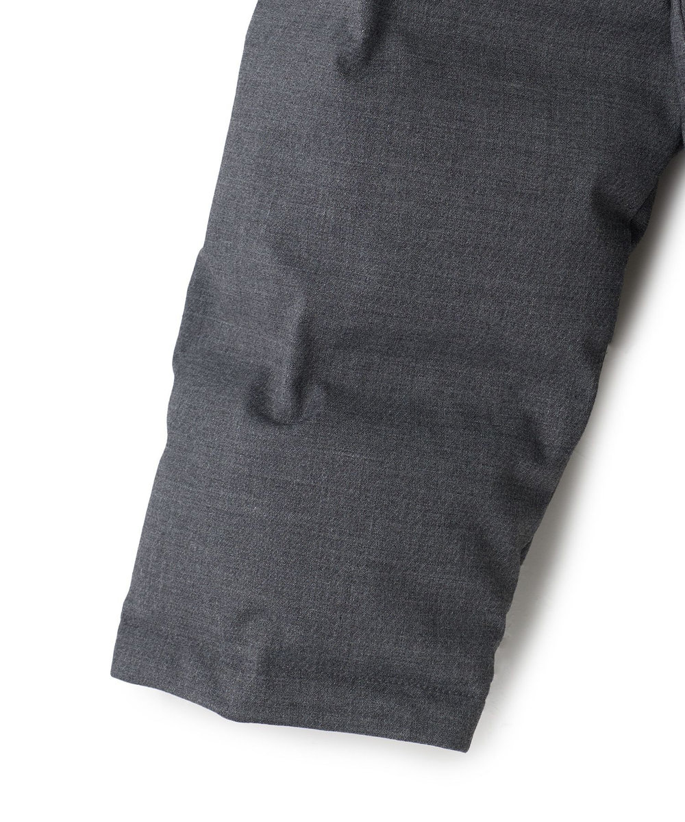 MEN'S BIGI シームレスダウンブルゾン チャコールグレー