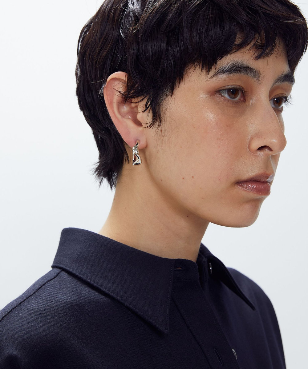1er Arrondissement 【WEB限定】＜PHILIPPE AUDIBERT (フィリップオーディベール)＞"Elrose"ピアス（シルバー） シルバー