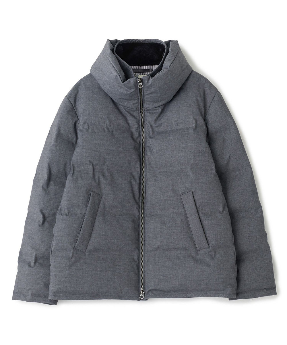 MEN'S BIGI シームレスダウンブルゾン チャコールグレー