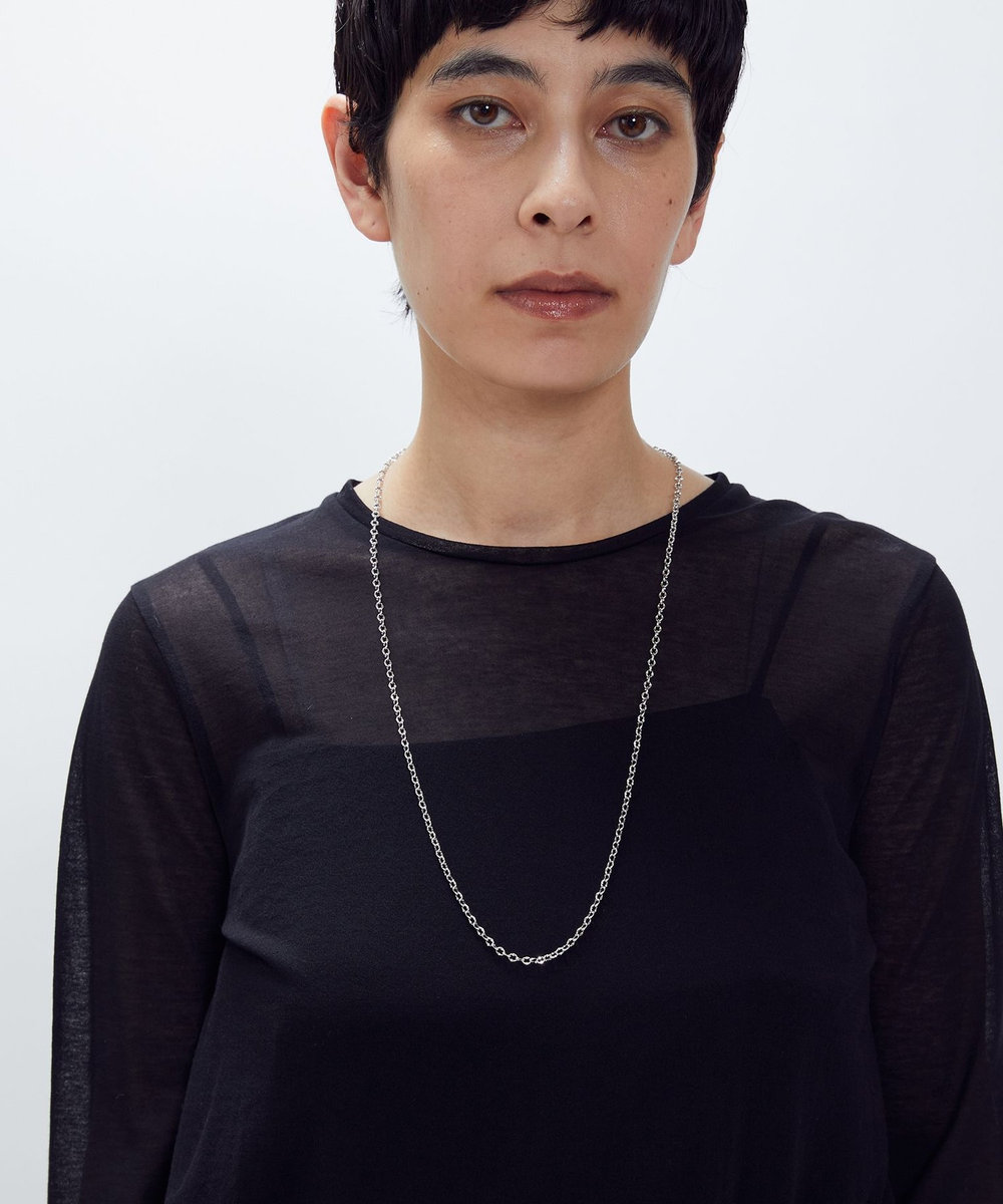 1er Arrondissement ＜PHILIPPE AUDIBERT (フィリップオーディベール)＞"Lynn" ロングネックレス（シルバー） シルバー